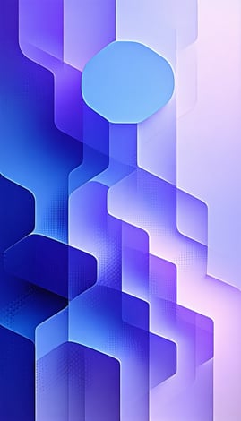 A dynamic abstract visualization of API integration No text Use Rayven palette Blue HEX 301ff0 Lilac HEX e61bba and Purple HEX AB1BE6-1