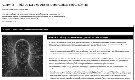 AI Month – Industry Leaders Discuss Opportunities and Challenges