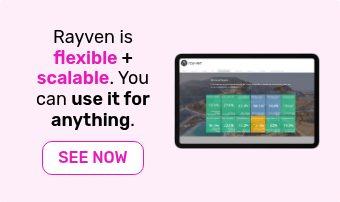 Rayven is flexible + scalable. You can use it for anything.