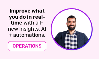 Improve what you do in real-time with all-new insights, AI + automations.