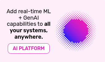 Add real-time ML + GenAI capabilities to all your systems, anywhere.