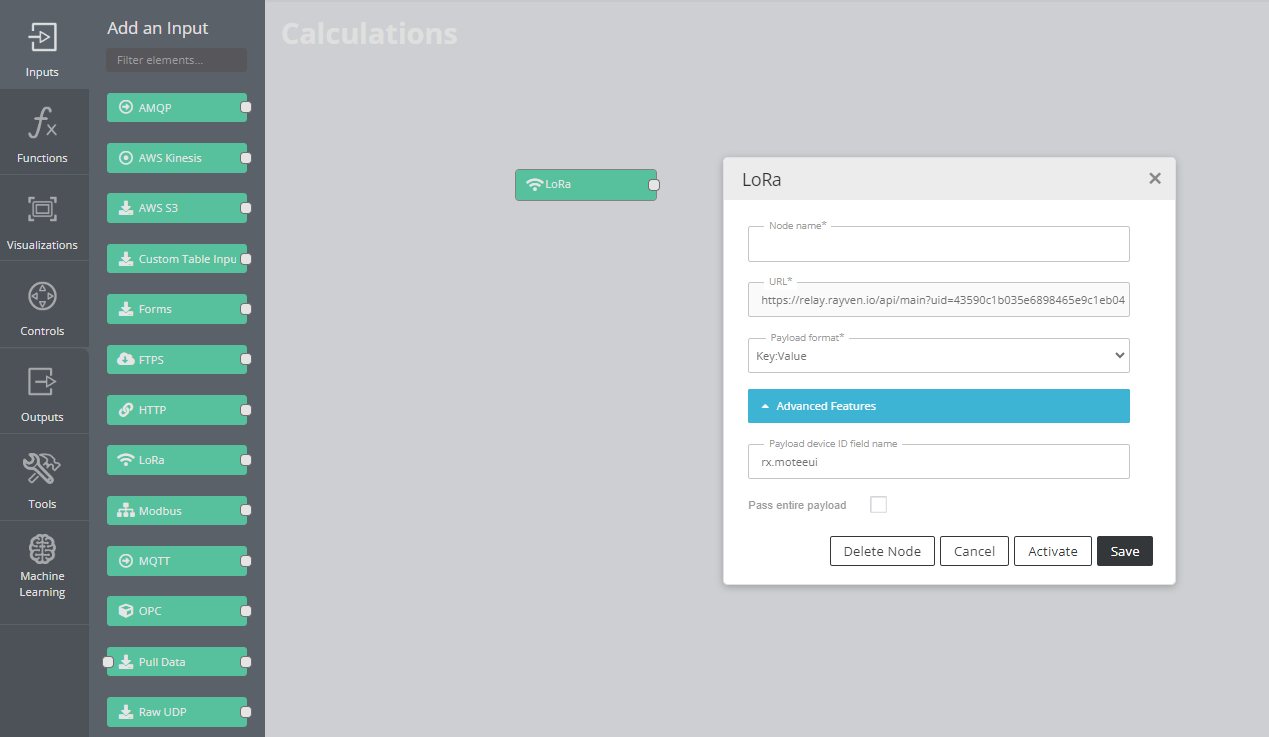 Lora-Screenshot Lora-Screenshot