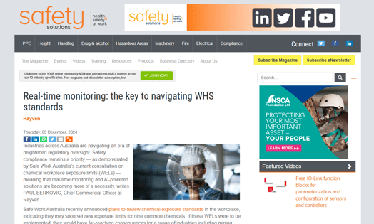Real-time monitoring- the key to navigating WHS standards