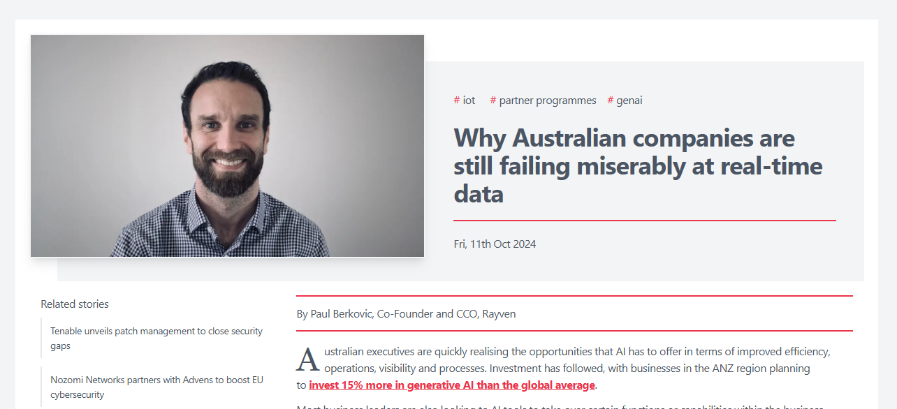 Why Australian companies are still failing miserably at real-time data
